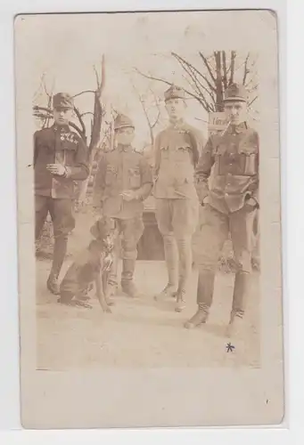 905211 Feldpost Foto Ak K & K Schützenregiment Nr.19, 1917