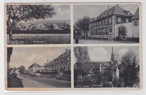 905210 Feldpost Ak Rottendorf Gasthof Bayerische Krone 1941