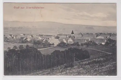 905111 Ak Gruß aus Stierhöfstetten Totalansicht 1911