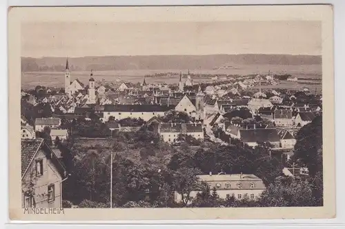 905109 Feldpost Ak Mindelheim Totalansicht 1917
