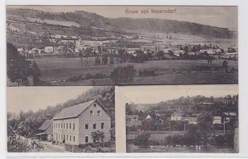 905110 Mehrbild Ak Gruß aus Kauerndorf Gasthof usw. 1923