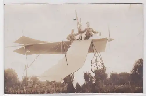 903260 Foto AK Flieger über Munsterlager 1912