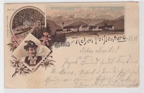 903252 Ak Lithographie Gruß vom Hohen Peissenberg 1898
