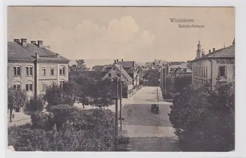 903364 Ak Windsheim Bahnhofstrasse 1910