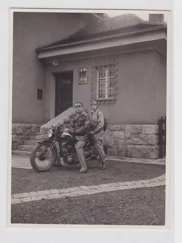 903262 Original Foto altes Motorrad Oldtimer BSA um 1935