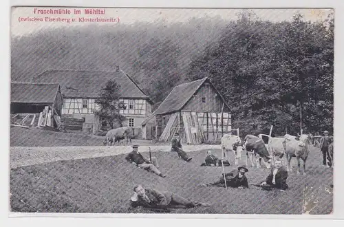 903485 AKFroschmühle im Mühlthal (zwischen Eisenberg und Klosterlausnitz) 1925