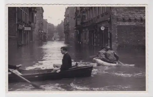 903840 Original Foto Leipzig Hochwasser 11.7.1954