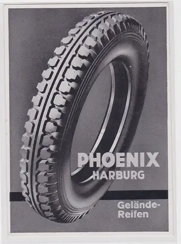 904083 Reklame Ak Phoenix Reifen Harburg Geländereifen um 1930