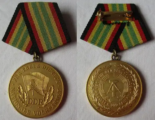 DDR Medaille für treue Dienste NVA Gold MUSTER Bartel 149 (152053)
