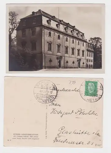 12168 Ak Weimar Landesbibliothek, Stempel Berlin Reichstag, dt. Turntag 1929