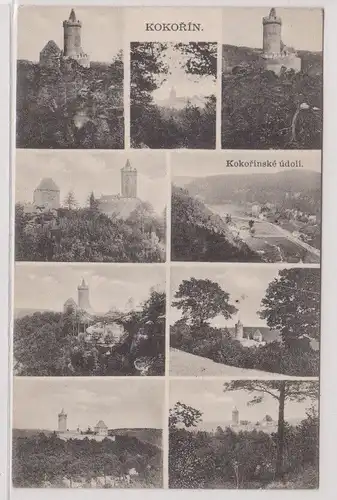 29570 Mehrbild Ak Kokorschin Kokorin Burg 1935