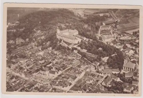 904122 Ak Rudolstadt an der Saale Totalansicht Luftaufnahme 1935