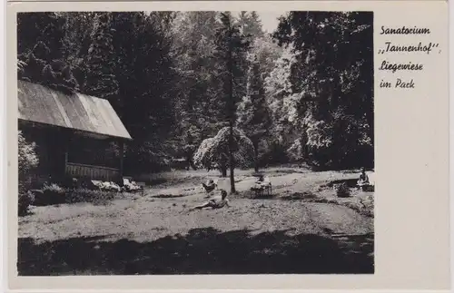 904239 Ak Friedrichroda in Thüringen "Sanatorium Tannenhof" um 1940