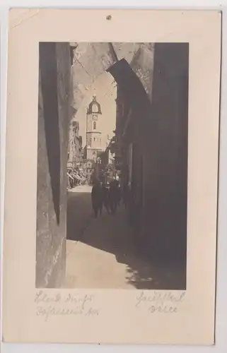 904238 Foto Ak Jena Blick durch Torbogen auf Stadtkirche Sankt Michael 1934