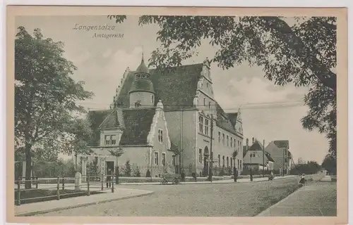 30307 Ak Langensalza - Partie am Amtsgericht um 1920