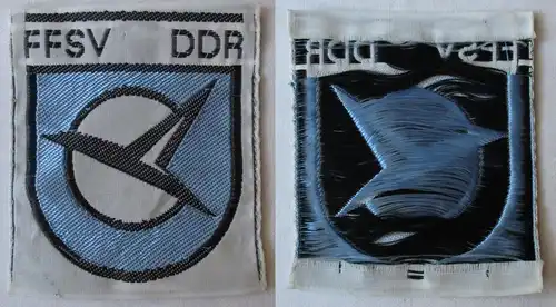 DDR Aufnäher Stoff Abzeichen Flug- und Fallschirmsportverband FFSV (164521)