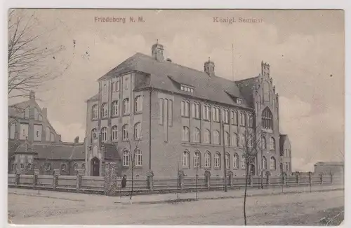 69530 Ak Friedeberg Neumark Strzelecko-Drezdenecki königliches Seminar 1912