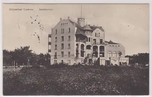 62836 Ak Ostseebad Coserow Sanatorium 1915