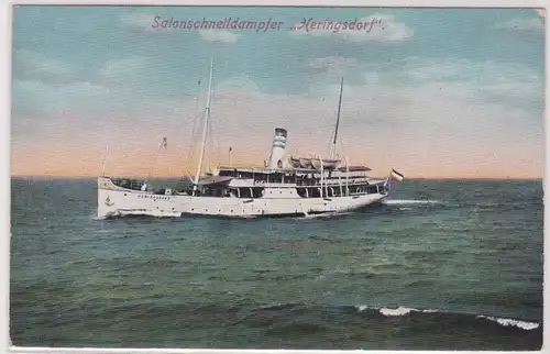52392 Ak Salonschnelldampfer "Heringsdorf" um 1920