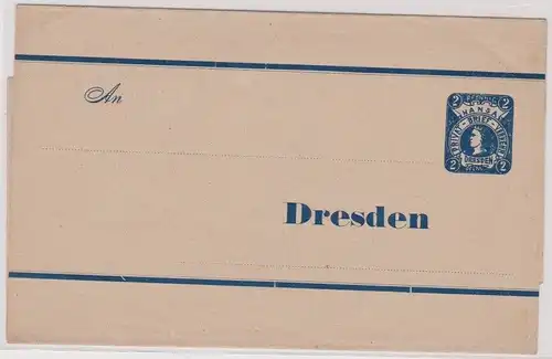 71712 Privatpost Ganzsachen Streifband Privat Brief Verkehr "Hansa" Dresden
