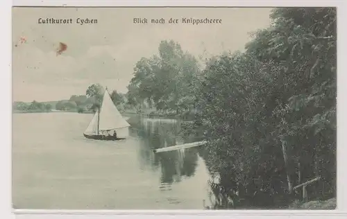 38185 Ak Luftkurort Lychen - Blick nach der Knippscheere 1917