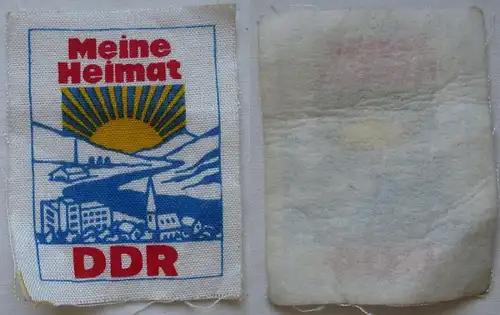 DDR Aufnäher Stoff Touristenabzeichen Meine Heimat DDR (164529)
