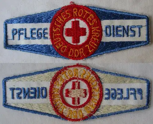 DDR Aufnäher Stoff Abzeichen DRK Deutsches Rotes Kreuz Pflegedienst (164604)
