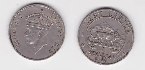 1 Schilling Münze Britisch Ost Afrika British East-Africa 1952 ss (164560)