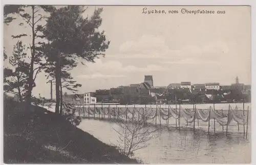 95254 Ak Lychen vom Oberpfuhlsee aus gesehen 1909