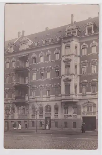 903736 Foto Ak Leipzig Wohnhaus Karl Liebknecht Strasse 17, 1908
