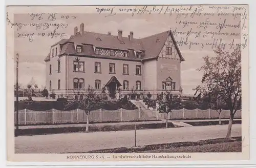 903808 Ak Ronneburg S.-A. Landwirtschaftliche Haushaltungsschule 1916