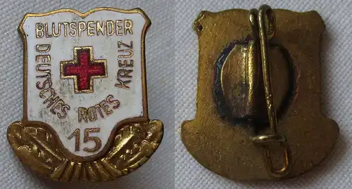 DDR Abzeichen Ehrennadel für Blutspender Rotes Kreuz 15 in Gold (164401)