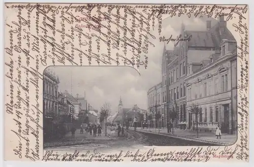 902296 Ak Gardelegen Bahnhofstrasse 1901