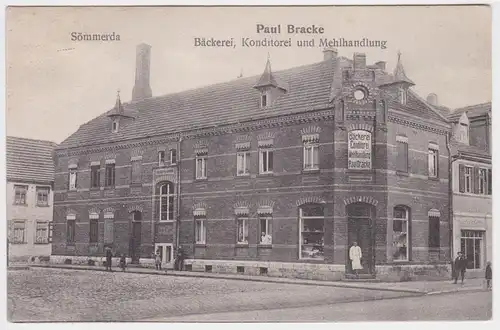 902651 Ak Sömmerda Bäckerei, Konditorei und Mehlhandlung um 1910