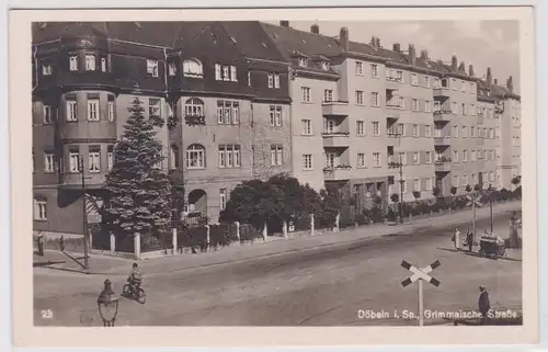 902532 Ak Döbeln in Sachsen Grimmaische Strasse um 1935