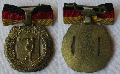 DDR Sport Abzeichen Meisternadel Meisterschaft der DDR 1954 (140598)