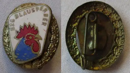 DDR Abzeichen Spezialzuchtgemeinschaft SZG Blausperber in Gold (156949)