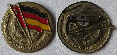 DDR Blech Abzeichen Monat der Deutsch Sowjetische Freundschaft 1954 (161242)