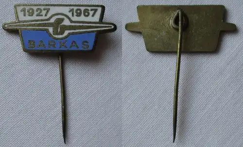 DDR Anstecknadel 40 Jahre VEB Barkas-Werke Karl-Marx-Stadt 1927-1967 (161334)