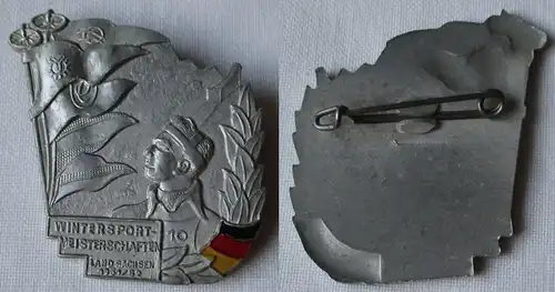 DDR Abzeichen Wintersport-Meisterschaften Land Sachsen 1951/52 (161342)