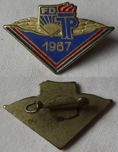 DDR Leistungsabzeichen des Gruppenpionierleiters 1967 JP Junge Pioniere (161324)