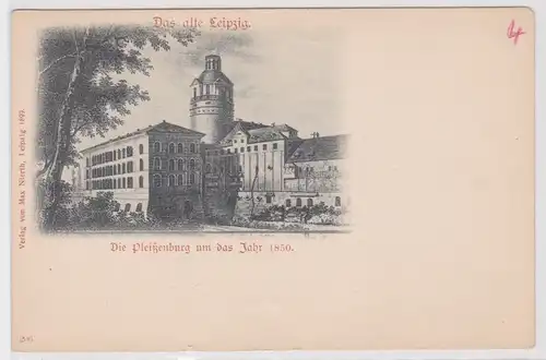 902900 Ak Das alte Leipzig Die Pleißenburg um das Jahr 1850 um 1900