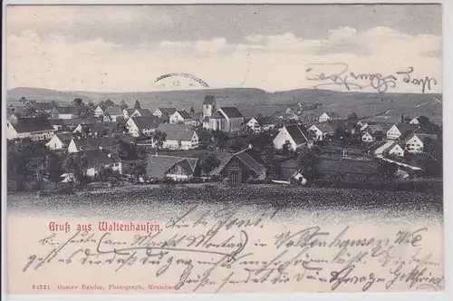 92314 Ak Gruss aus Waltenhausen - Totalansicht 1904