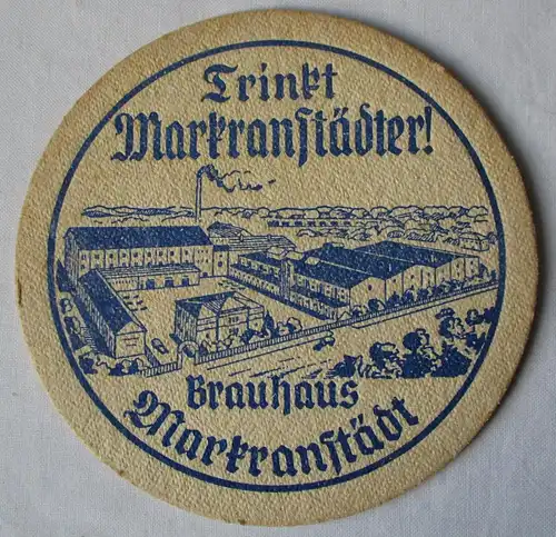 Bierdeckel Trinkt Makranstädter! Brauhaus Makranstädt (162713)