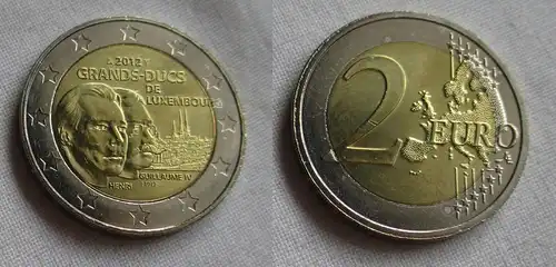 2 Euro Gedenkmünze Luxemburg 2012 100. Todestag von Wilhelm IV. (159063)