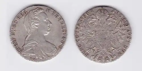1 Taler Silbermünze Österreich Habsburg RDR 1780 S.F. (117104)