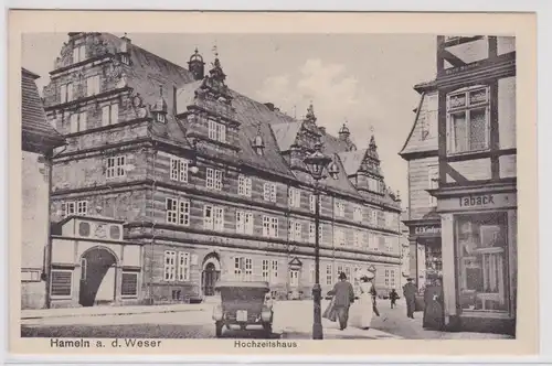 902466 Ak Hameln an der Weser Hochzeitshaus um 1920