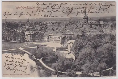 903176 Ak Wolfenbüttel Totalansicht 1905