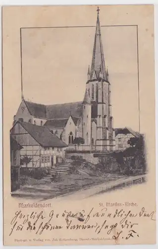 902811 Ak Markoldendorf St.Martins Kirche 1901