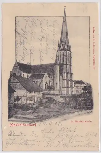 902809 Ak Markoldendorf St.Martins Kirche 1903